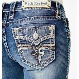 Rock Revival Straight Leg Jeans size 27